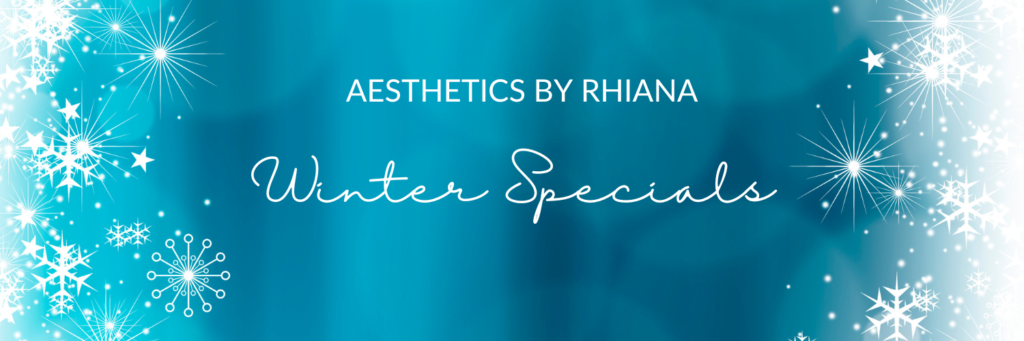 Rhiana's Winter Specials Page Header
