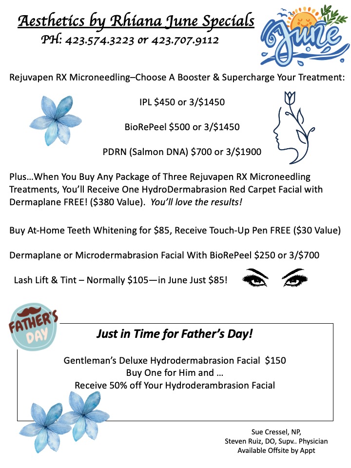 June Rhiana Specials 2025