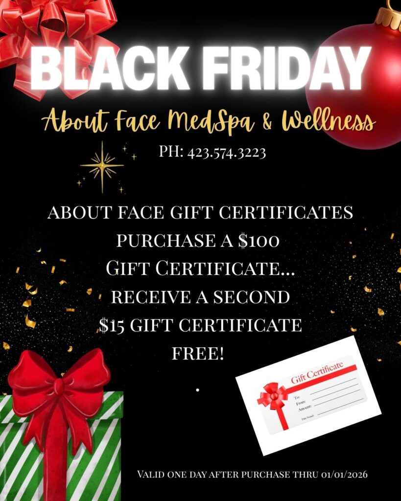 About Face Black Friday Gift Certificate Sale About Face Black Friday Gift Certificate Sale