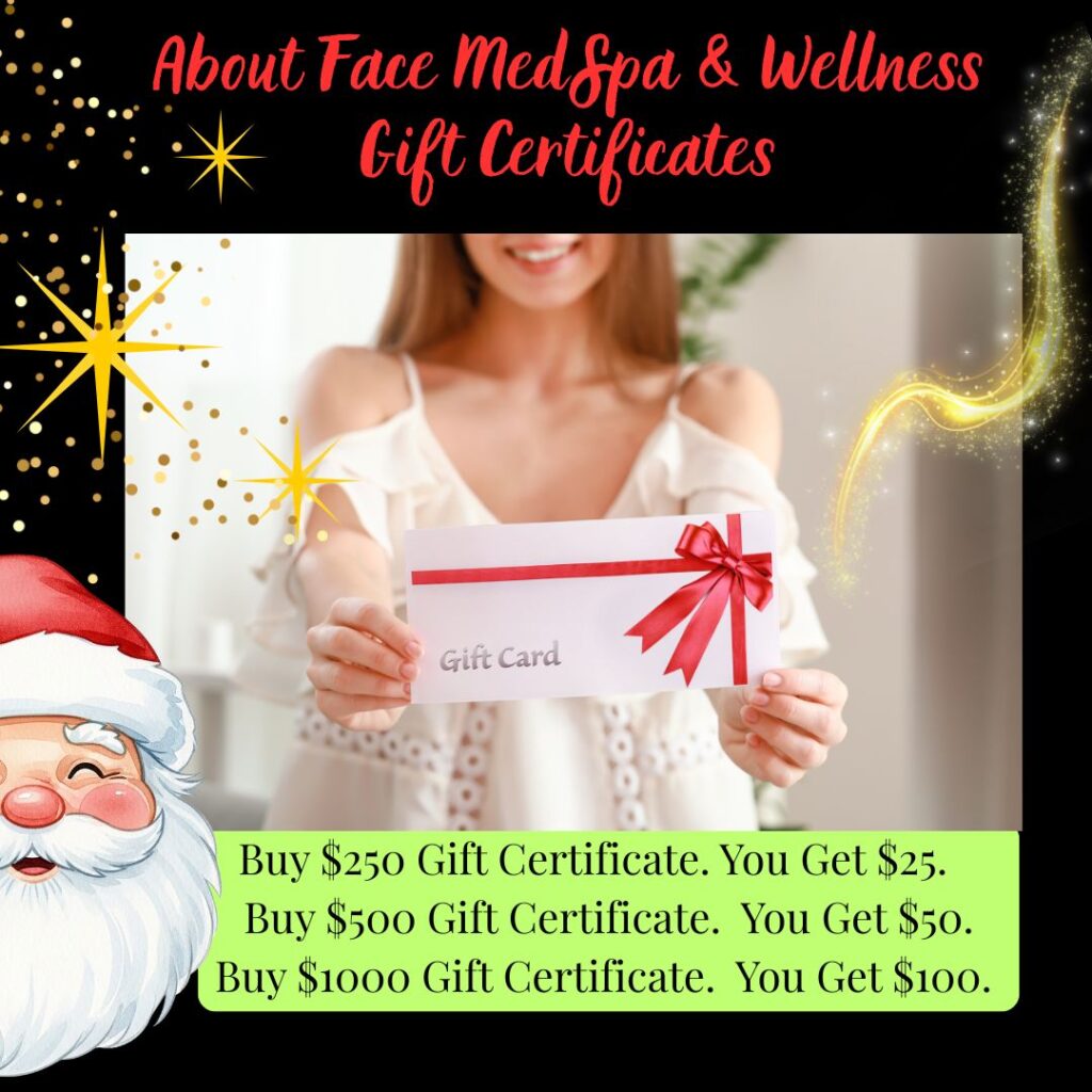 Gift Certificates About FAce 12 Days of Christmas Sales Event Gift Certificate