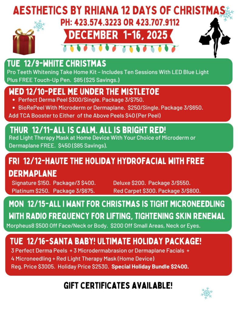 Page 2 12 Days Aesthetics By Rhiana 12 Days of Christmas Sales Event 2025