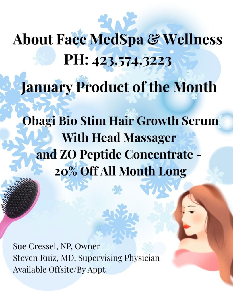 January Product of the Month About Face MedSpa & Wellness