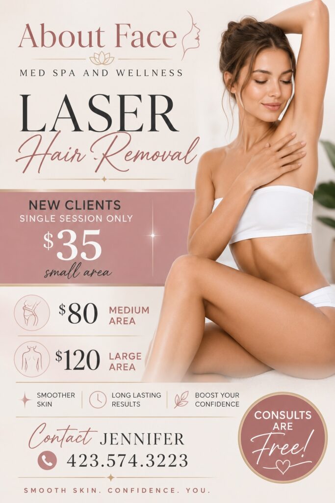 About Face Laser Hair Removal Prices