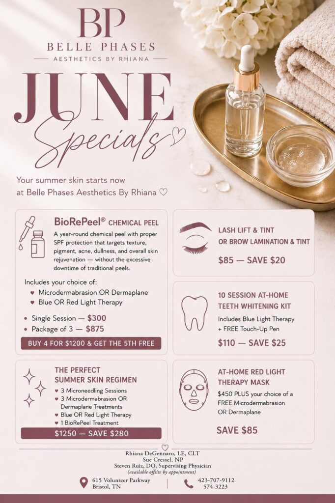 Belle Phases Aesthetics by Rhiana June Specials Belle Phases Aesthetics by Rhiana June Specials