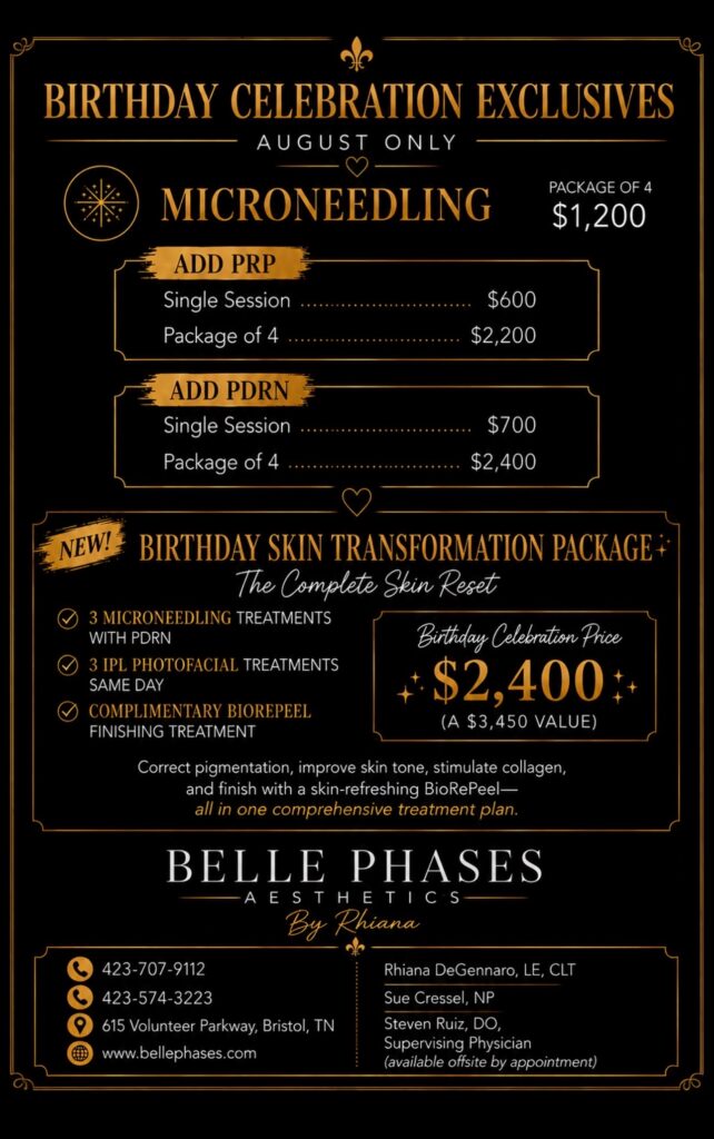 Belle Phases August Specials Belle Phases August Specials