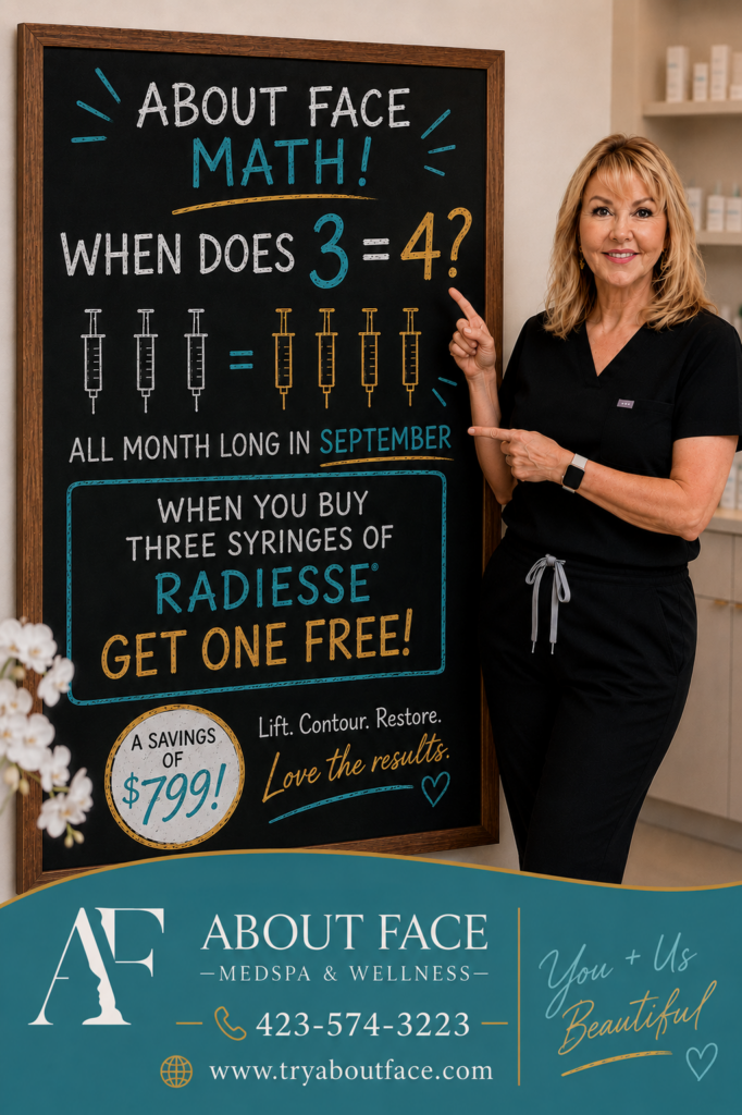 September Radiessee Buy Three Get One Free Special at About Face